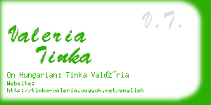 valeria tinka business card